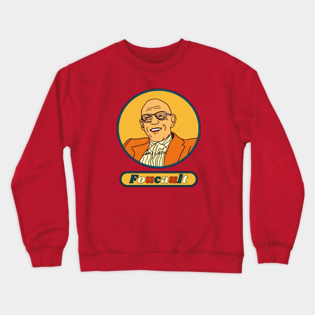 Michel Foucault Crewneck Sweatshirt by unexaminedlife